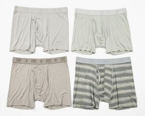 Frye 4.5 Inch Bamboo Blend Boxer Briefs 4 Pack Green NWT — Size Large